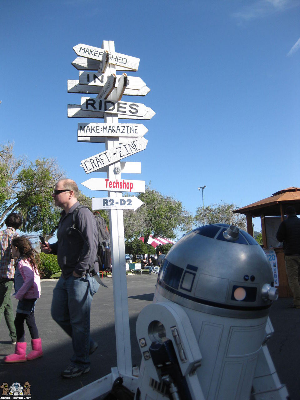 R2 trying to find his way