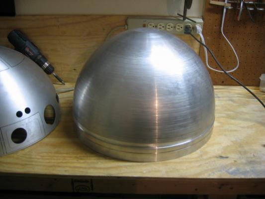 Inner dome now fits on ring, but doesn't go down all the way - but a good start