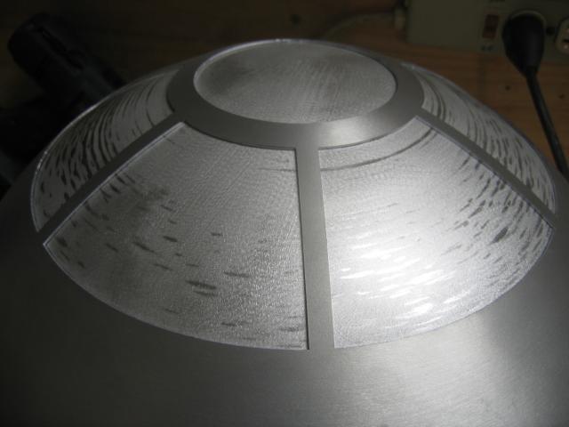 Dome Pies Removed to help with sanding/fitting