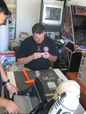 Ryan working on Vents